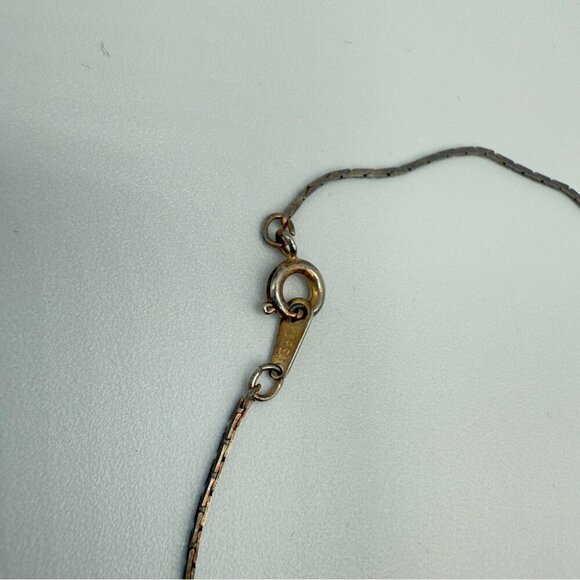 Korea 1960s Elegant Gold and Brown Beaded Necklace - Picture 7 of 14